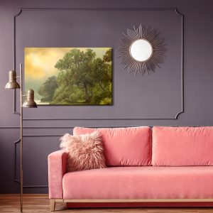 Peinture sur toile Journée Nuageuse Dans Les Bois – Image 4