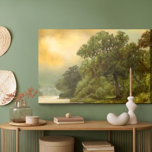Peinture sur toile Journée Nuageuse Dans Les Bois – Image 5