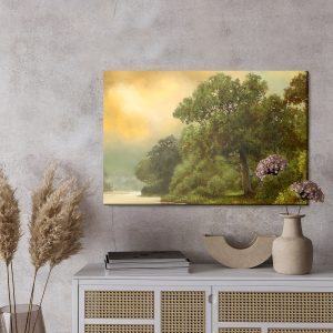 Peinture sur toile Journée Nuageuse Dans Les Bois – Image 3