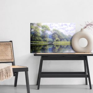 Peinture sur toile Rivière Sur Fond De Forêt – Image 6