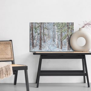 Peinture sur toile Forêt Enneigée – Image 6