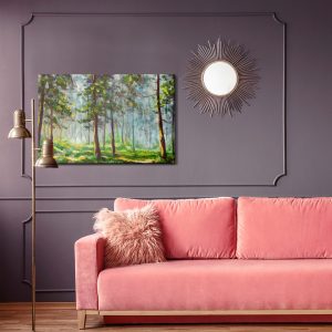 Peinture sur toile Le Paysage Forestier Comme Peint – Image 4