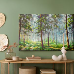 Peinture sur toile Le Paysage Forestier Comme Peint – Image 5