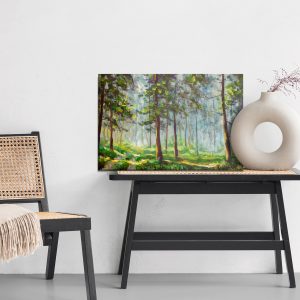 Peinture sur toile Le Paysage Forestier Comme Peint – Image 6