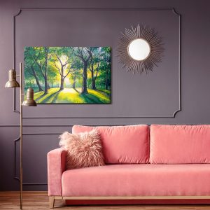 Peinture sur toile Forêt Le Matin – Image 4