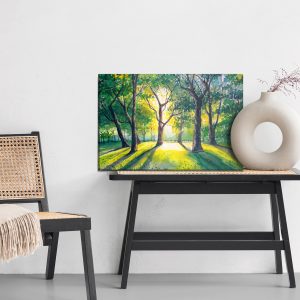 Peinture sur toile Forêt Le Matin – Image 6