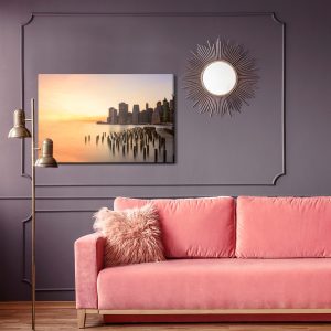 Peinture sur toile Coucher De Soleil À New York – Image 4