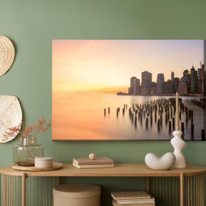 Peinture sur toile Coucher De Soleil À New York – Image 5