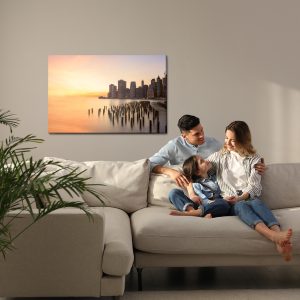 Peinture sur toile Coucher De Soleil À New York – Image 7