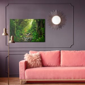 Peinture sur toile Forêt Tropicale 3D – Image 4
