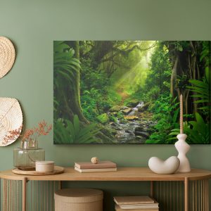 Peinture sur toile Forêt Tropicale 3D – Image 5