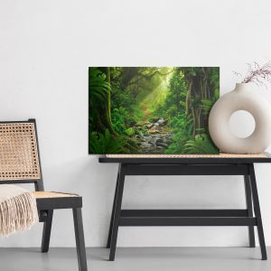 Peinture sur toile Forêt Tropicale 3D – Image 6