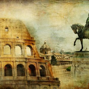 Peinture sur toile Les Lieux Célèbres De Rome – Image 1