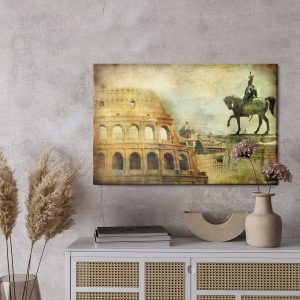 Peinture sur toile Les Lieux Célèbres De Rome – Image 3