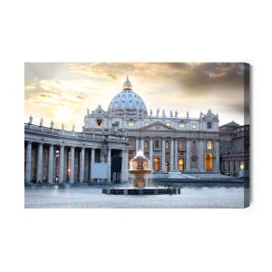 Peinture sur toile Basilique Saint-Pierre Au Vatican – Image 2