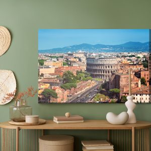 Peinture sur toile Panorama De Rome 3D – Image 5