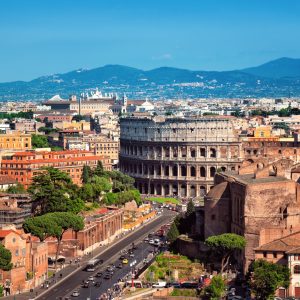 Peinture sur toile Panorama De Rome 3D – Image 1