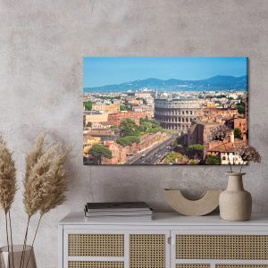 Peinture sur toile Panorama De Rome 3D – Image 3