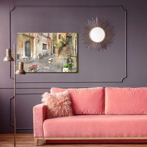 Peinture sur toile Vieille Rue Italienne – Image 4