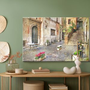 Peinture sur toile Vieille Rue Italienne – Image 5