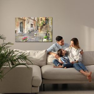 Peinture sur toile Vieille Rue Italienne – Image 7
