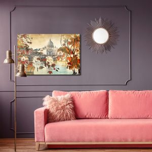 Peinture sur toile Automne À Rome – Image 4
