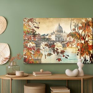 Peinture sur toile Automne À Rome – Image 5