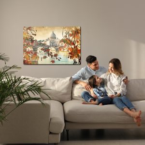 Peinture sur toile Automne À Rome – Image 7