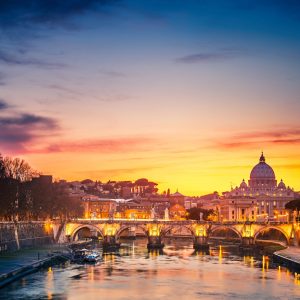 Peinture sur toile Vue De La Basilique Saint-Pierre Au Vatican – Image 1