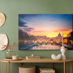 Peinture sur toile Vue De La Basilique Saint-Pierre Au Vatican – Image 5