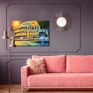 Peinture sur toile Colisée Tel Que Peint – Image 4