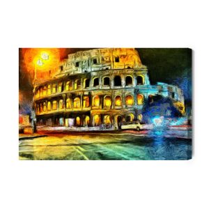 Peinture sur toile Colisée Tel Que Peint – Image 2