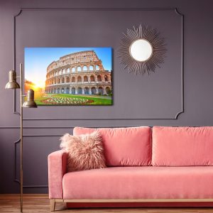 Peinture sur toile Le Colisée Au Lever Du Soleil 3D – Image 4