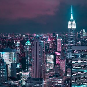 Peinture sur toile New York La Nuit – Image 1