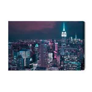 Peinture sur toile New York La Nuit – Image 2