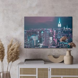 Peinture sur toile New York La Nuit – Image 3