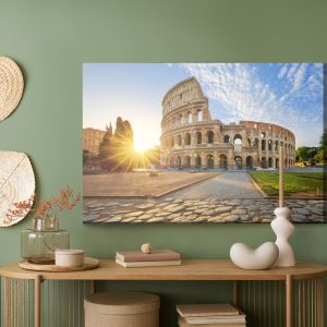 Peinture sur toile Vue Du Colisée Le Matin – Image 5
