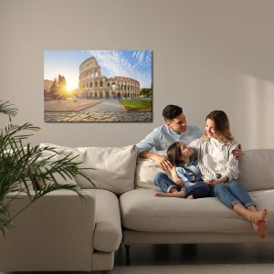 Peinture sur toile Vue Du Colisée Le Matin – Image 7