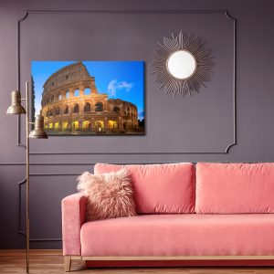 Peinture sur toile Vue Du Colisée Le Soir – Image 4
