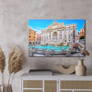 Peinture sur toile Fontaine De Trevi À Rome – Image 3
