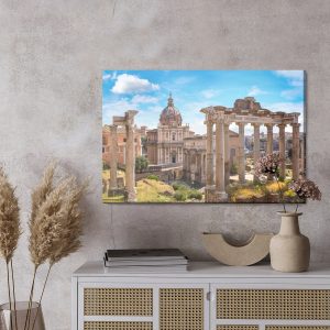 Peinture sur toile Forum Romain 3D – Image 3