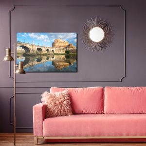 Peinture sur toile Château De Saint-Ange À Rome 3D – Image 4