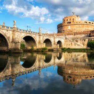 Peinture sur toile Château De Saint-Ange À Rome 3D – Image 1