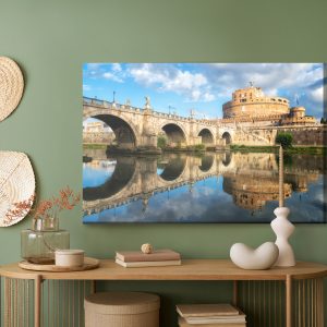 Peinture sur toile Château De Saint-Ange À Rome 3D – Image 5