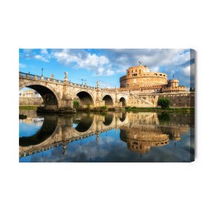 Peinture sur toile Château De Saint-Ange À Rome 3D – Image 2