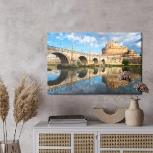 Peinture sur toile Château De Saint-Ange À Rome 3D – Image 3