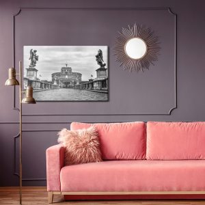 Peinture sur toile Vue Du Château Saint-Ange À Rome – Image 4
