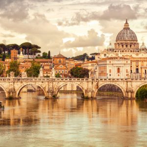 Peinture sur toile Panorama Du Vatican – Image 1