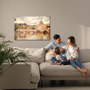 Peinture sur toile Panorama Du Vatican – Image 7