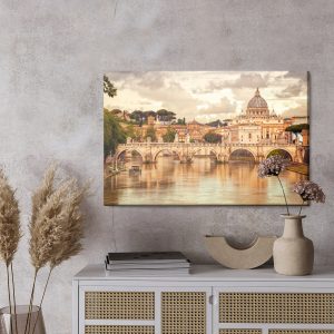 Peinture sur toile Panorama Du Vatican – Image 3